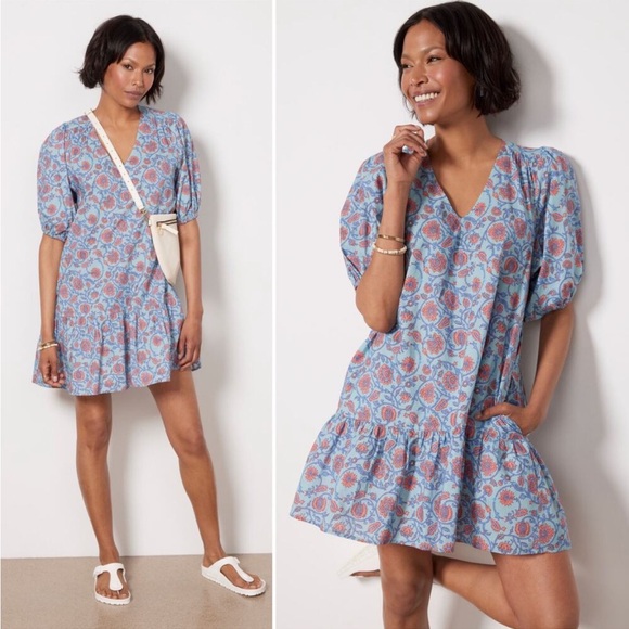 SUNDRY For Evereve All Day Dress Floral Print Size M - Picture 5 of 10